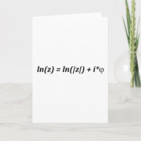 Formel Mathematical ln(z) = ln(|z|) + i*j