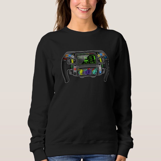 Formel Racing Open Wheel Auto Lüfter Rad R Sweatshirt (Vorderseite)