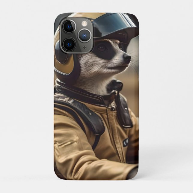 Formel Spaß: Beruflicher Rennfahrer für Meerkat Case-Mate iPhone Hülle (Rückseite)