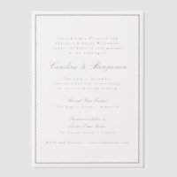 Formelle klassische Border Script-Elegante Hochzei