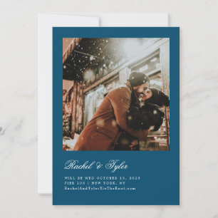 Formelle Verlobung Save the Date Einladung