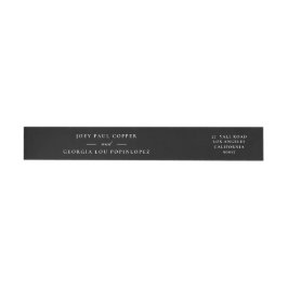 Formeller Smoking schwarze Hochzeitsrücksendeadres