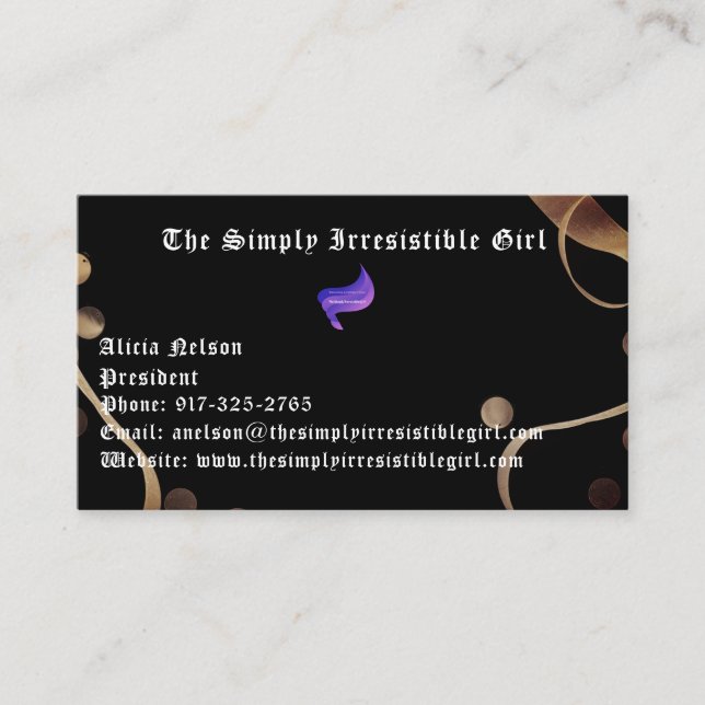 Formeller Standard, 3,5" x 2,0" Visitenkarte (Vorderseite)