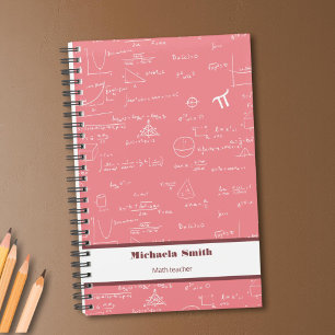 Formeln für niedliche rosa Mathematik Planer