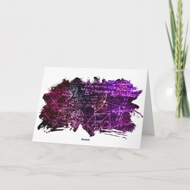 Formeln im mathematischen Raum Karte (Rückseite)