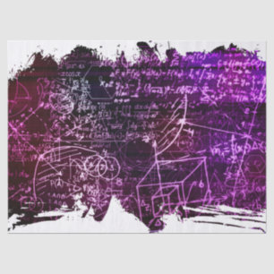 Formeln im mathematischen Raum Seidenpapier