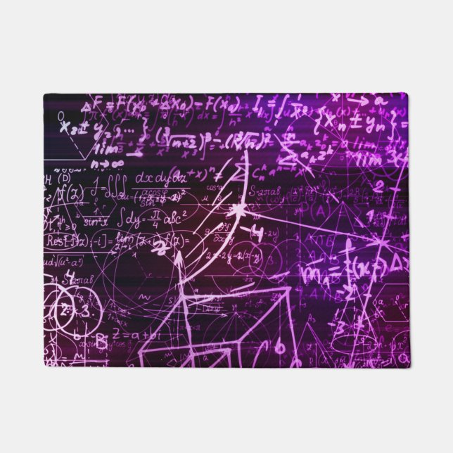 Formeln in mathematischer Leertaste Fußmatte (Vorderseite)