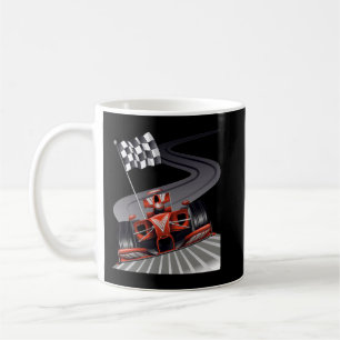 Formelwagen für Rennsportfan Mechaniker Sport Kaffeetasse