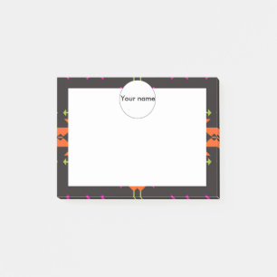 Formen auf schwarzem Hintergrund 54rt Post-it Klebezettel