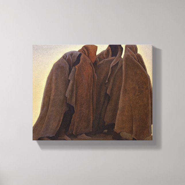 Formen der Angst von Maynard Dixon Leinwanddruck (Vorderseite)