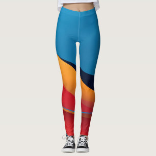 Formen in hellen Farben Leggings