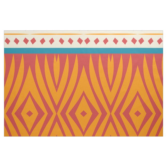 Formen in Retrofarben Stoff (Yard (91,4 cm))