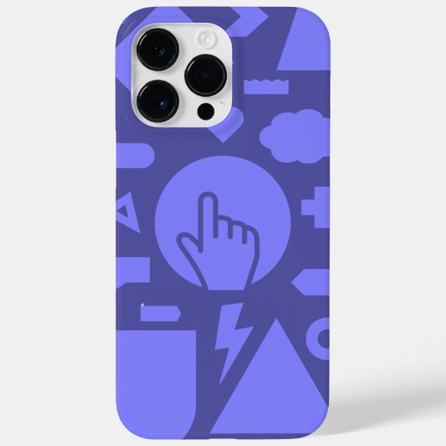 Formen Muster iPhone 14 pro max Gehäuse Case-Mate iPhone Hülle (Rückseite)