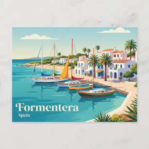 Formentera, La Savina, Balearen, Spanien Postkarte