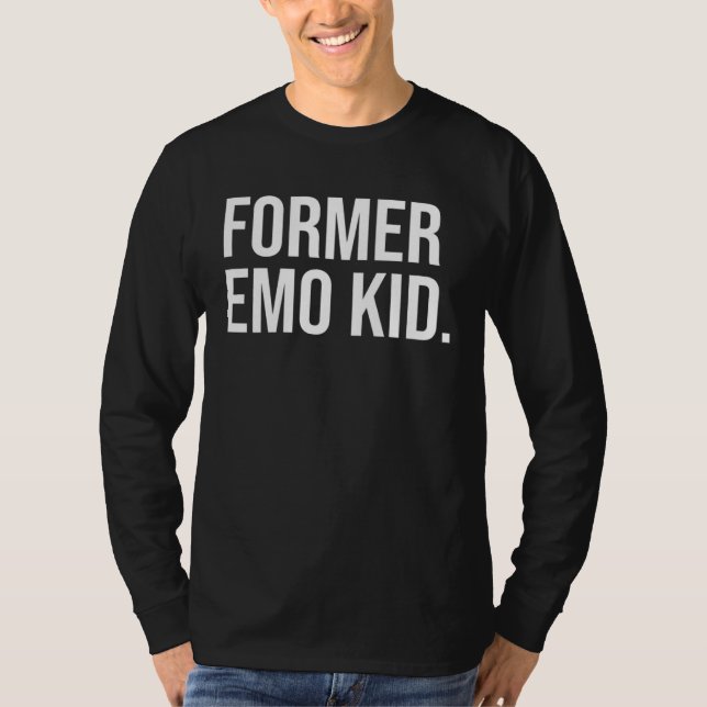 Former Emo Kid Music Concert Social Media  Millenn T-Shirt (Vorderseite)