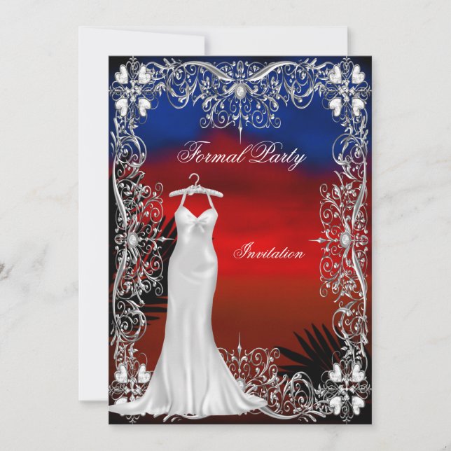 Förmliche Party Einladung 2 (Vorderseite)