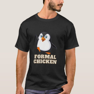 Förmlicher T - Shirt von Hühnern (Pinguin)
