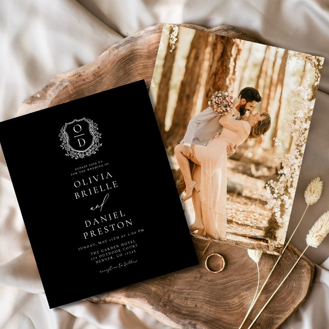 Förmliches Wappen-Monogramm Flyer (Von Creator hochgeladen)