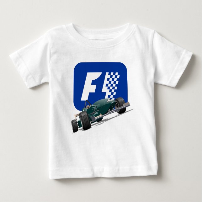 Formula 1 race car baby t-shirt (Vorderseite)