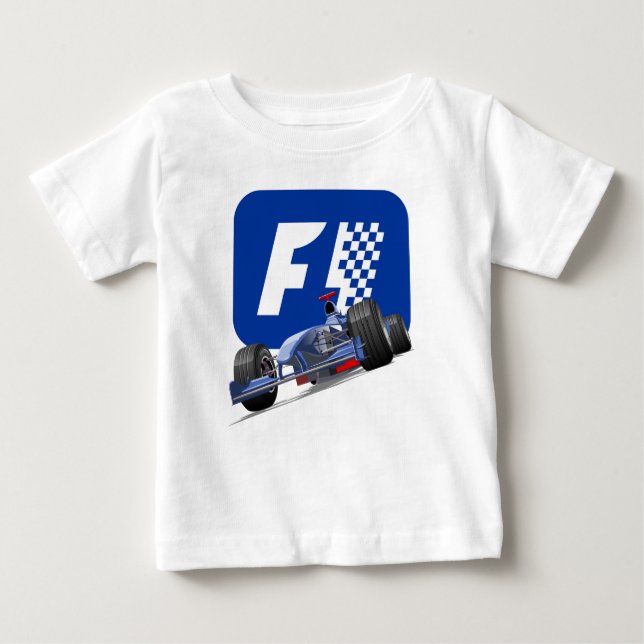 Formula 1 race car baby t-shirt (Vorderseite)