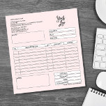 Formular-Geschäftsquotation Hinzufügen von Logo-No Notizblock<br><div class="desc">Formular für Geschäftsanfragen,  Rechnungen oder Verkaufsannahmebestellungen Sie können Ihr Logo hinzufügen</div>