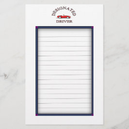 Formulare für die Treiberregistrierung Briefpapier