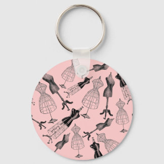 Formulare für Vintages Kleid Schlüsselanhänger