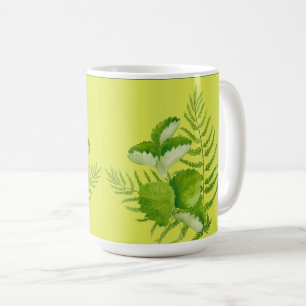 Formulare in Grün auf klassischer Tasse (15 oz.)