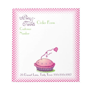 Formularkorrektur für Pies und Targets Notizblock