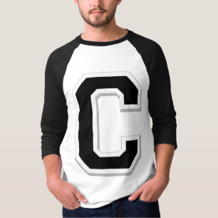 Formulieren Sie es Anfangsschwarzes Baseball-Shirt T-Shirt