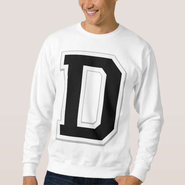 Formulieren Sie es Anfangsschwarzes Sweatshirt des (Vorderseite)