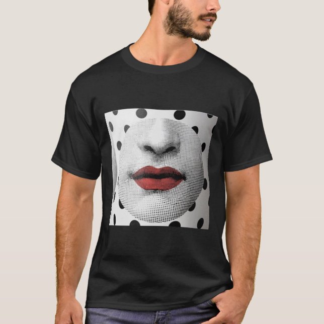 Fornasetti Dots Face325 T-Shirt (Vorderseite)