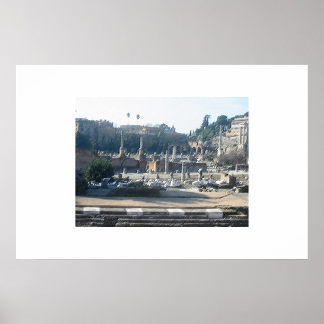 Foro Romano (Roma) Poster (Vorne)