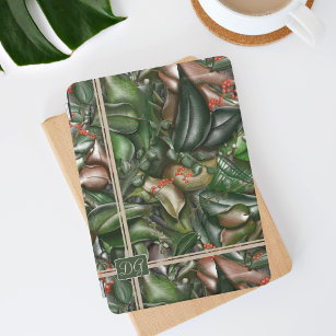 Forrest and Berries Mit Monogramm iPad Case iPad Air Hülle