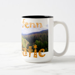 Forrest Fenn Fennatic, wo warmer Kaffee anhält Zweifarbige Tasse