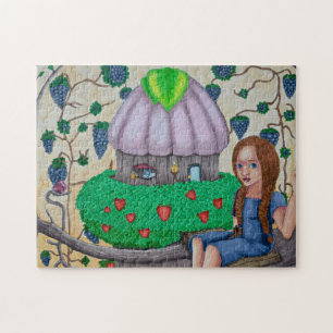 Forrest Fruit Fairy Zeichnend Puzzle