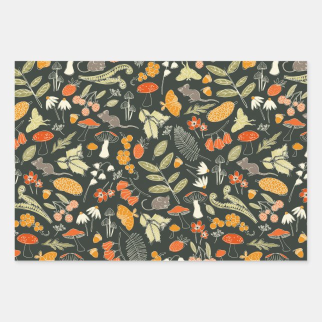 Forrest Geschenkpapier Set (Vorderseite)