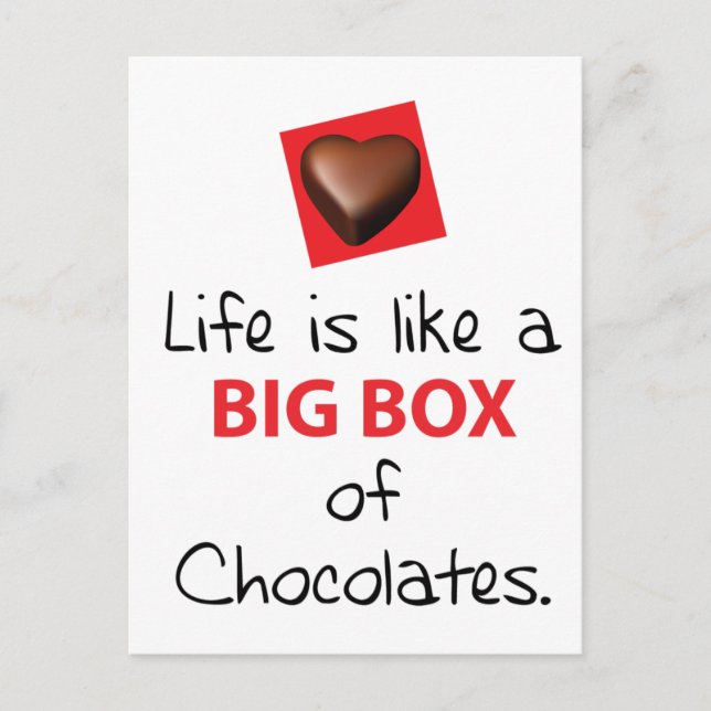 Forrest Gump Fans Postkarte (Vorderseite)