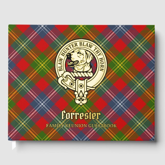 Forrester Family Wiedersehen Gästebuch (Vorderseite)