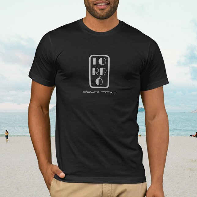 Forró forro dança Dance Logo schwarz T-Shirt (Von Creator hochgeladen)