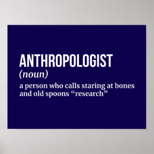 Forscher für menschliches Verhalten - Funny Defini Poster