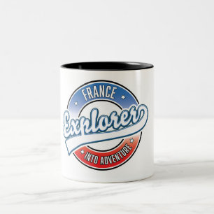 Forscher in Frankreich Zweifarbige Tasse