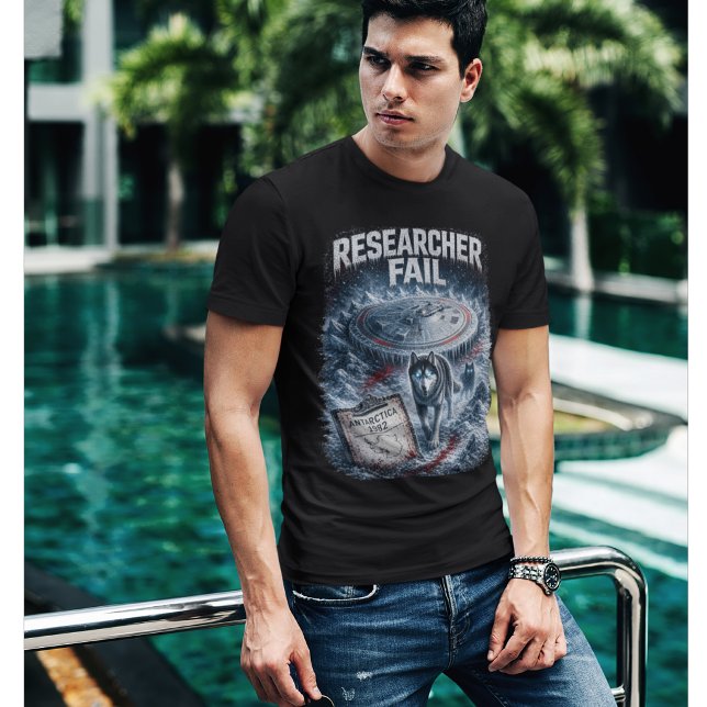 Forscher Versagen Männer Dunkler Wert T-Shirt (When science goes wrong… it goes REALLY wrong.)