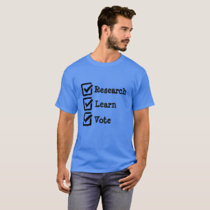 Forschung lernt politisches Shirt zur Wahl