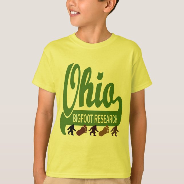 Forschung Ohios Bigfoot T-Shirt (Vorderseite)