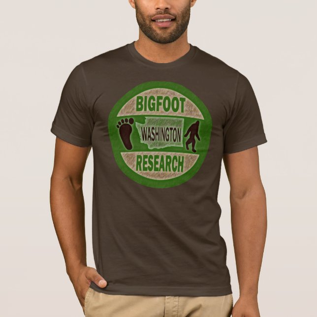 Forschung Washingtons Bigfoot T-Shirt (Vorderseite)