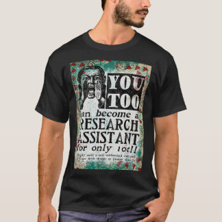 Forschungsassistent Funny Vintag Retro T-Shirt