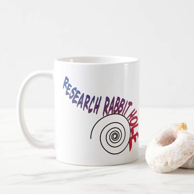 Forschungskaninchen Kaffeetasse (Mit Donut)