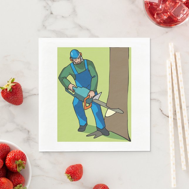 Forstarbeiter Serviette (Von Creator hochgeladen)