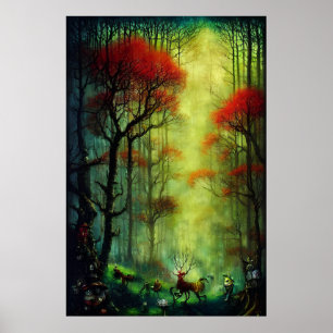 Forstbad #5 (Portrait) Poster